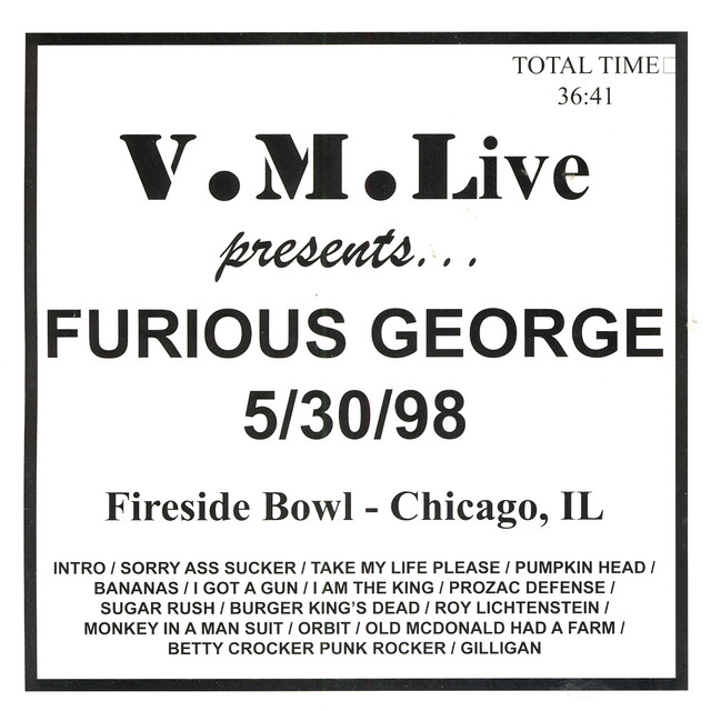 V.M.Live Presents Furious George 5/30/98 cover art