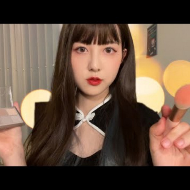 ASMR Doing your makeup like realistically in 1 hours (with. Cheongsam Look) cover art