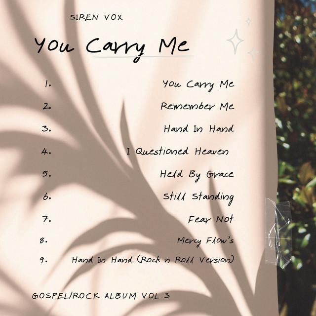 You Carry Me cover art