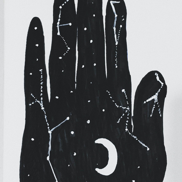 space palm cover art