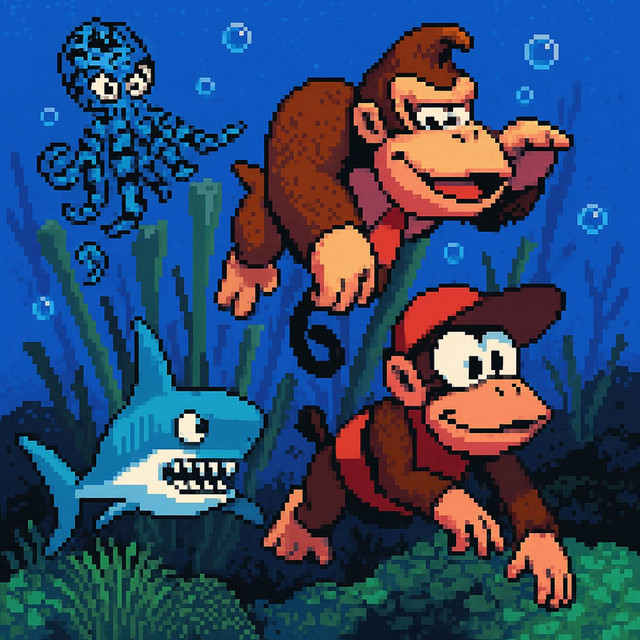 Aquatic Ambience (from "Donkey Kong Country") cover art