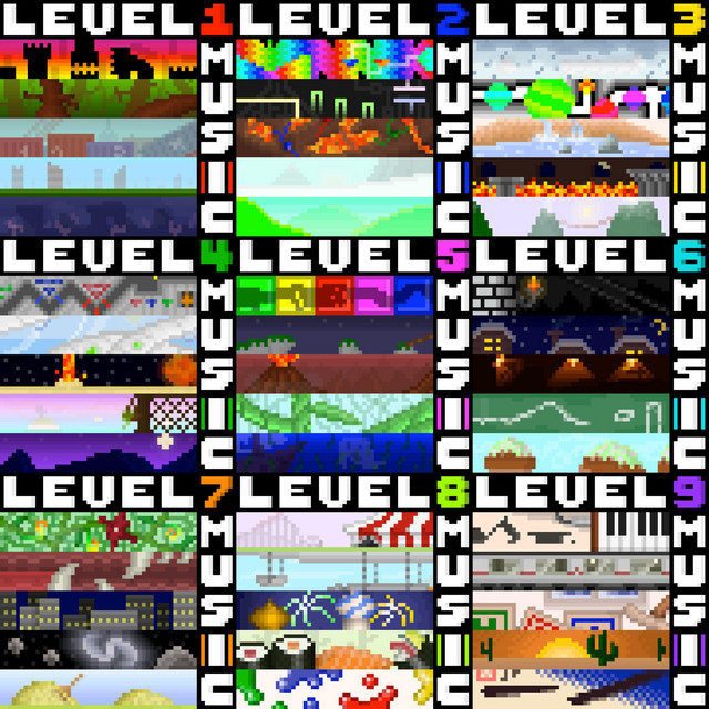 LEVEL MUSIC 1-9 cover art