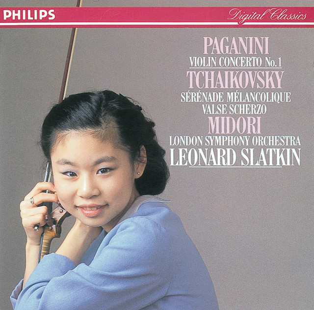 Paganini: Violin Concerto No. 1 - Tchaikovsky: Sérénade mélancolique; Valse-Scherzo cover art