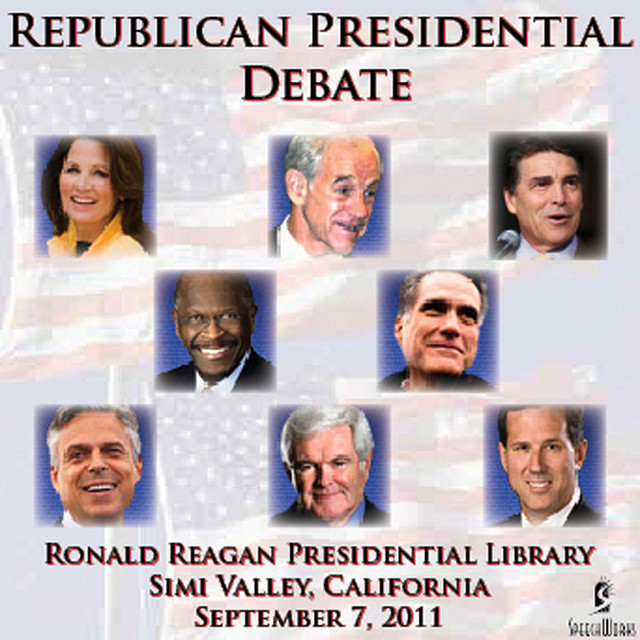 Republican Presidential Debate #2: Ronald Reagan Presidential Library - September 7, 2011 cover