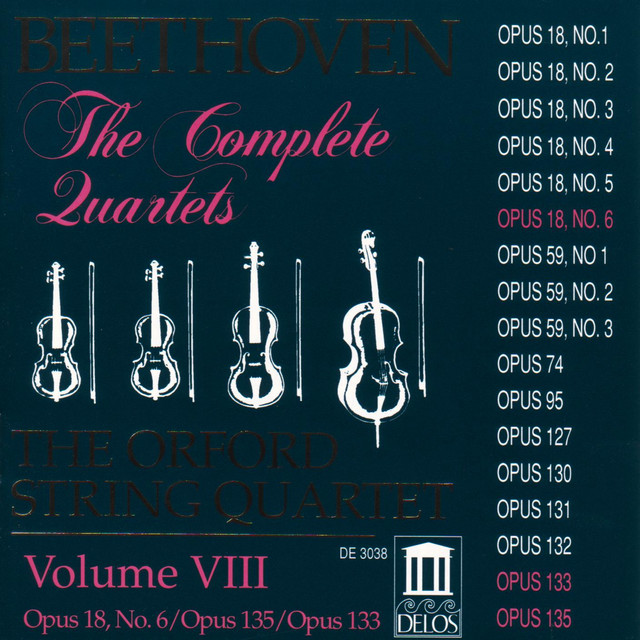 Beethoven: The Complete Quartets, Vol. 8