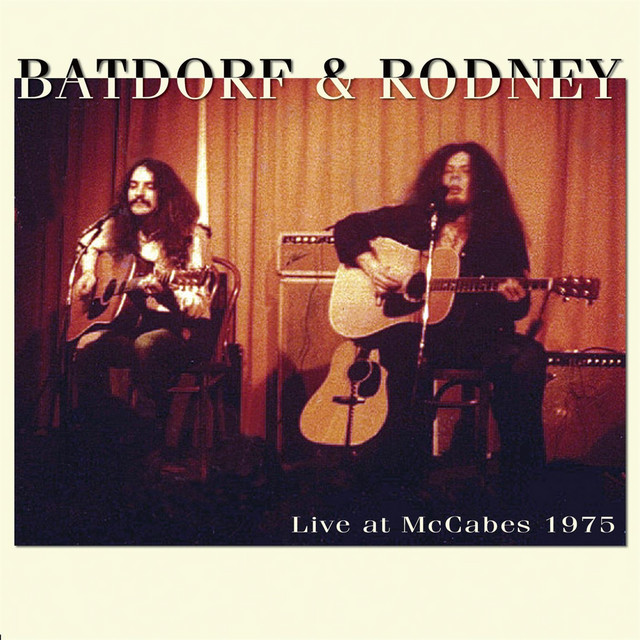 Live at McCabes 1975 cover art