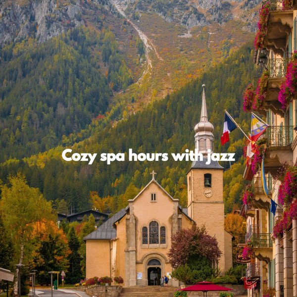 Cozy spa hours with jazz cover art