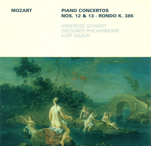 MOZART, W.A.: Piano Concertos Nos. 12 and 13 / Rondo, K. 386 (Schmidt, Dresden Philharmonic, Masur) cover art