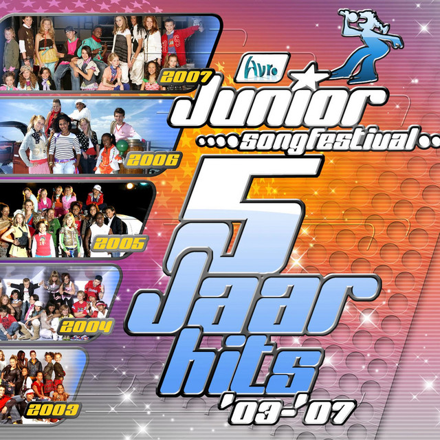 Junior Songfestival - 5 Jaar Hits '03-'07 cover