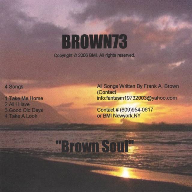 BROWN73/BROWN SOUL cover