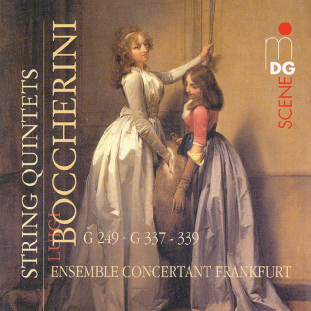 Quintetto per due violini, viola, violoncello e contrabasso obbligato in F Major, G 338: III. Minuetto cover art
