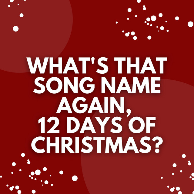 What's That Song Name Again, 12 Days of Christmas? cover art