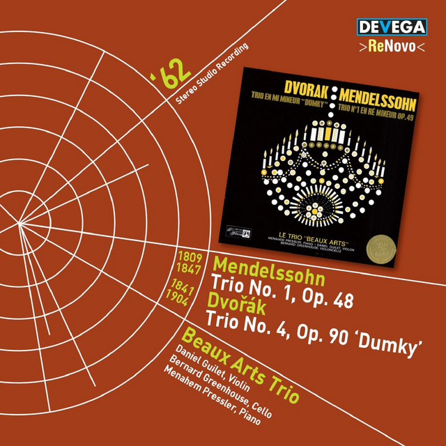 Mendelssohn: Trio No. 1, Op. 49 - Dvořák: Trio No. 4, Op. 90 'Dumky' cover art