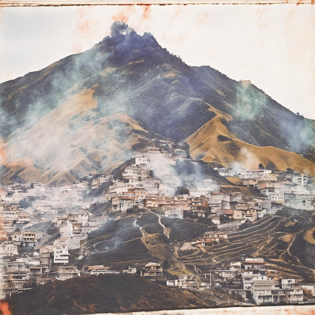 cuidad en llamas