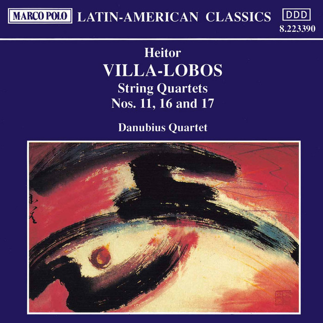 VILLA-LOBOS: String Quartets Nos. 11, 16 and 17 cover art