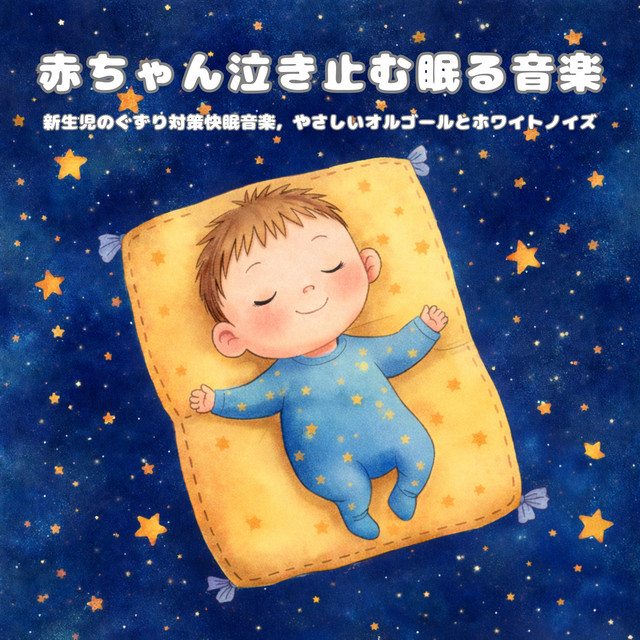 Baby Stop Crying Sleep Music: Newborn Fuss Relief Sleep Music with Gentle Music Box and White Noise cover art