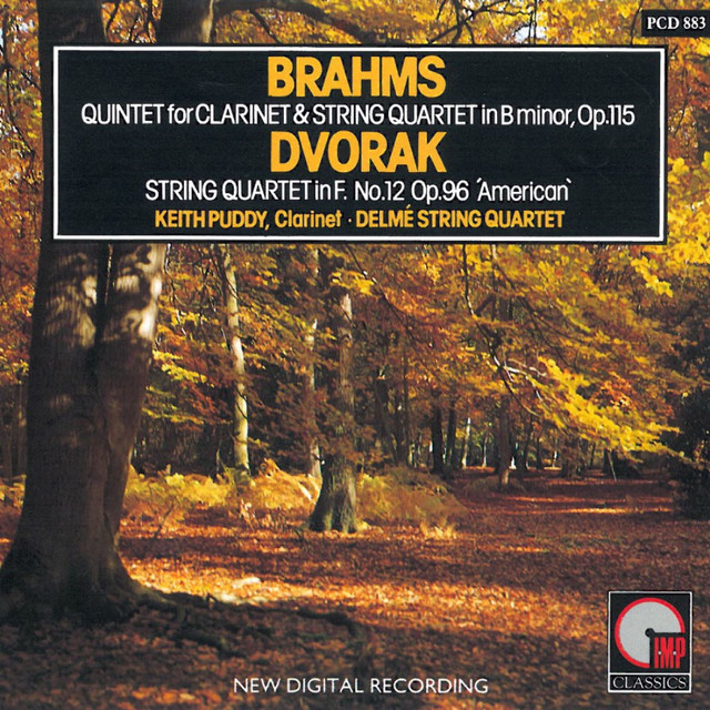 Brahms: Quintet For Clarinet & String Quartet cover
