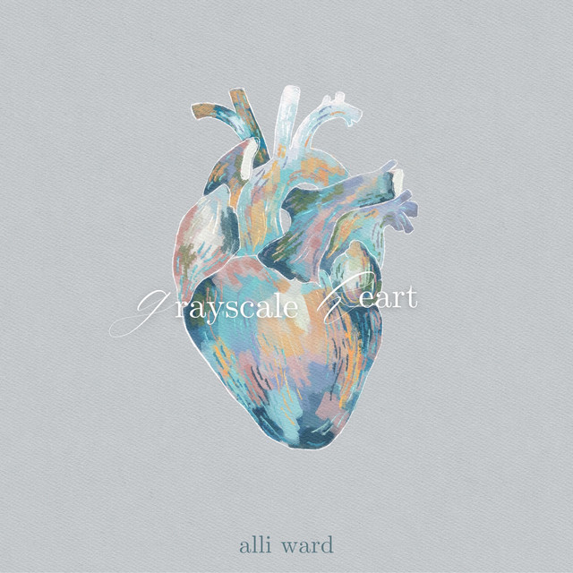grayscale heart