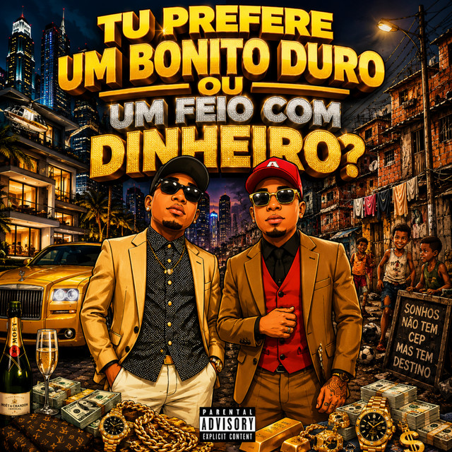 TU PREFERE UM BONITO DURO, OU FEIO COM DINHEIRO