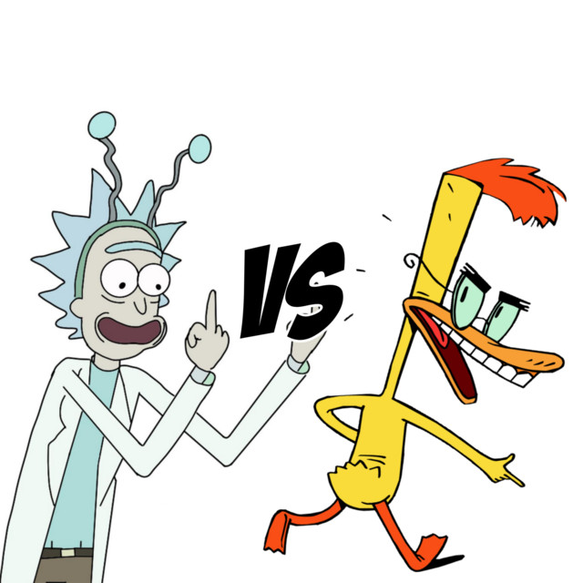 Eric Duckman vs Rick Sanchez cover