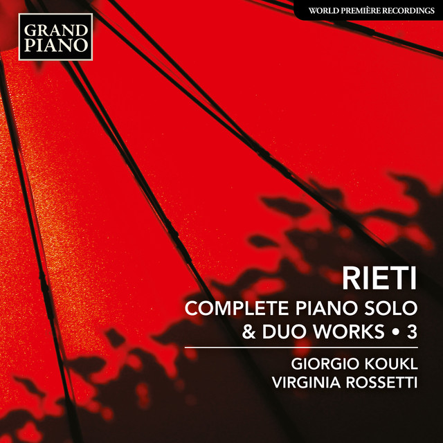 Rieti: Complete Piano Solo & Duo Works, Vol. 3 cover art