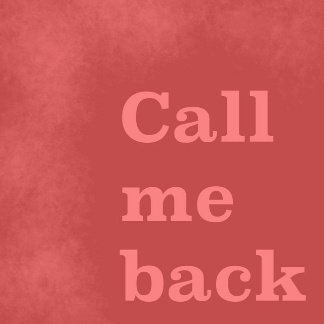 Call Me Back - Single by Jann Winnig | Spotify