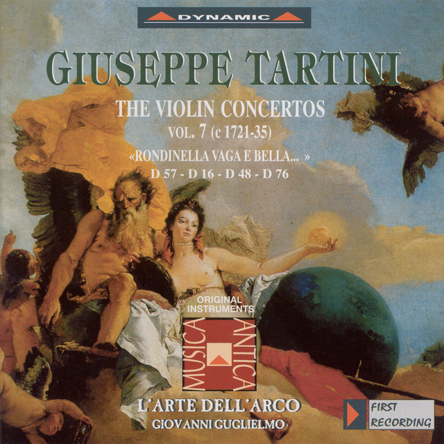 Tartini, G.: Violin Concertos, Vol. 7 (L'Arte Dell'Arco) - D. 16, 48, "Rondinella Vaga E Bella", 57, 76