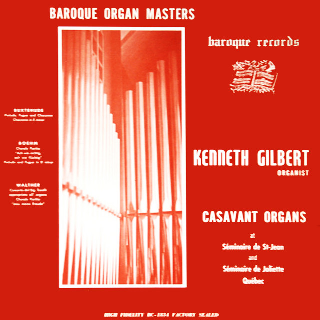 Baroque Organ Masters cover art