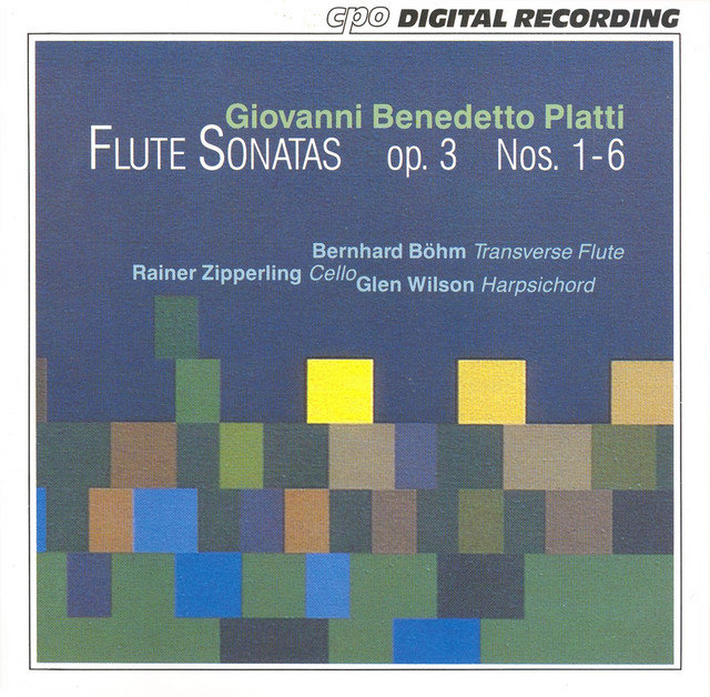 Flute Sonata in E Minor, Op. 3, No. 3: II. Larghetto cover art