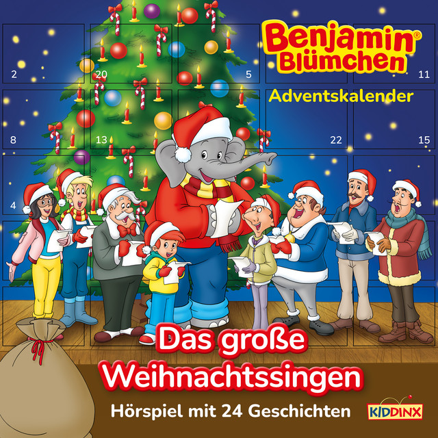 Cover: Einzeltitel - Benjamin Blümchen: Das große Weihnachtssingen (Hörspiel-Adventskalender)