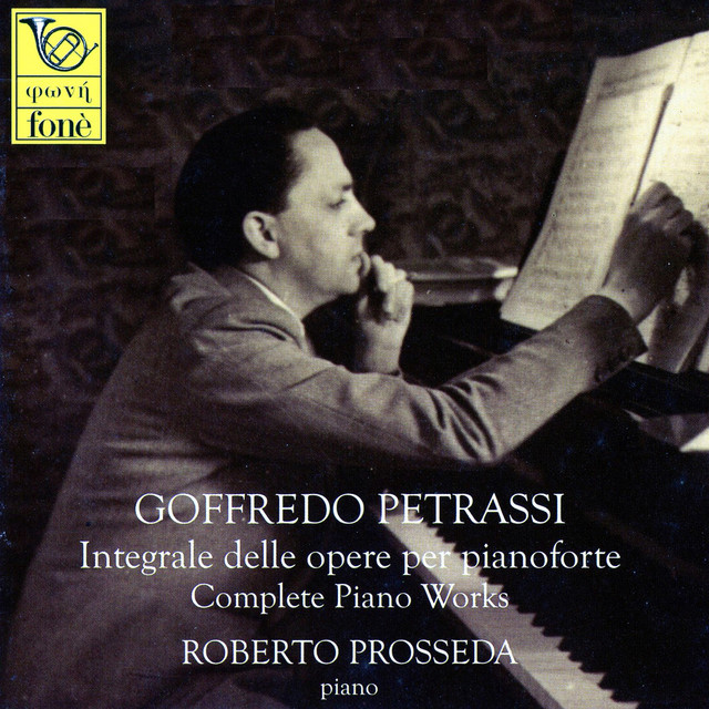 Goffredo petrassi integrale delle opere per pianoforte cover art