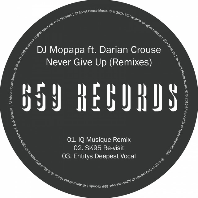 Never Give Up - IQ Musique Remix cover art