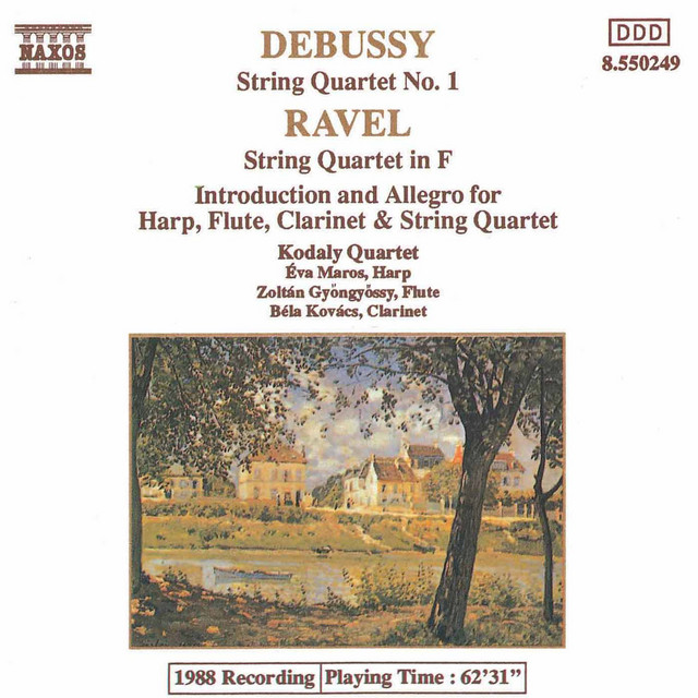 Debussy: String Quartet No. 1 / Ravel: String Quartet in F / Introduction and Allegro cover art