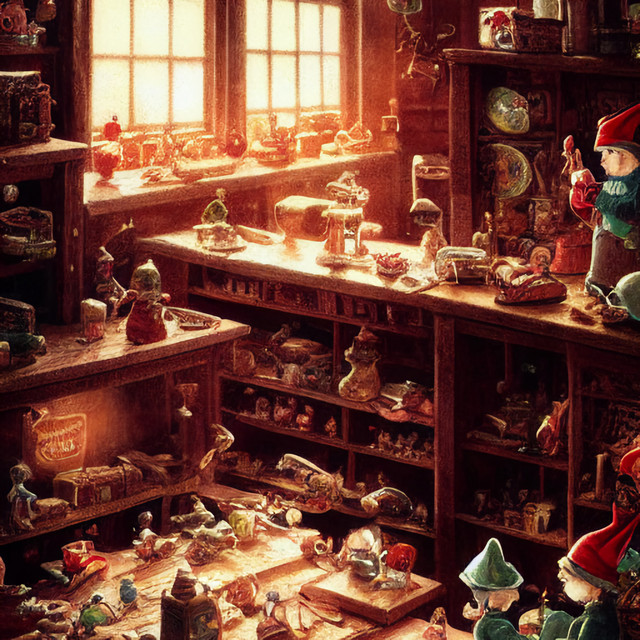 The Christmas Toy Factory cover art