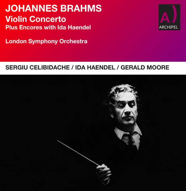 Brahms: Violin Concerto; Ida Haendel conducted by Sergiu Celibidache (Studio)