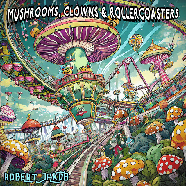 Mushrooms, Clowns & Rollercoasters cover art