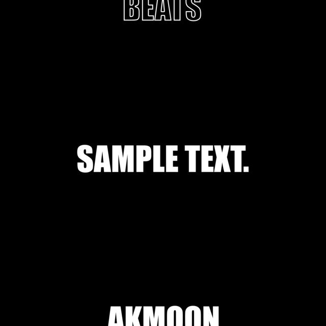 Sample Text cover art