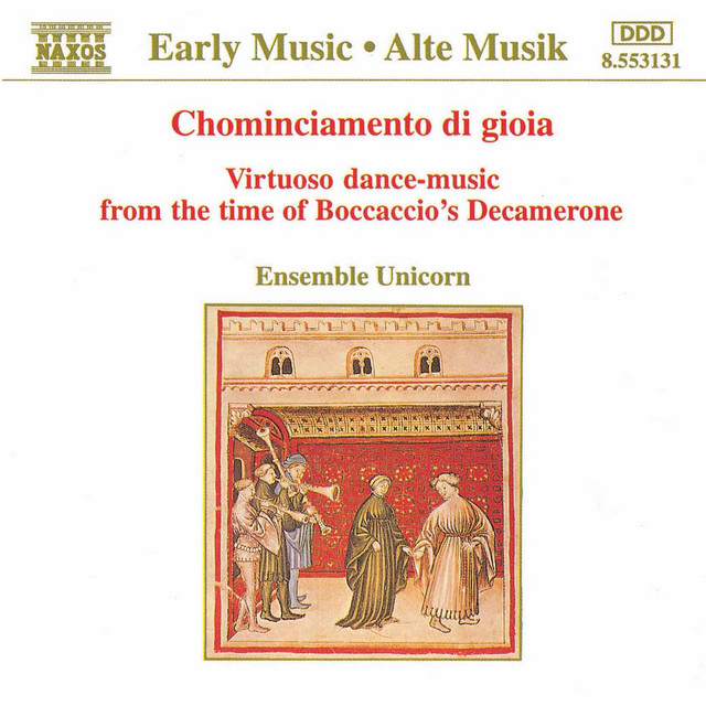 Virtuoso Dance Music from the Time of Boccaccio's Decamerone: Saltarello No. 2 cover art