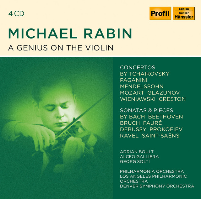 Michael Rabin - A Genius On The Violin cover art
