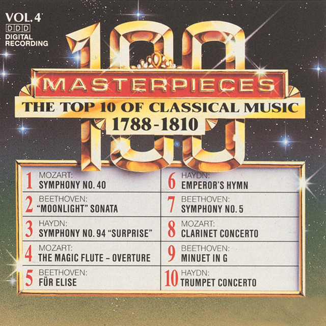 100 Masterpieces, Vol.4 - The Top 10 Of Classical Music: 1788