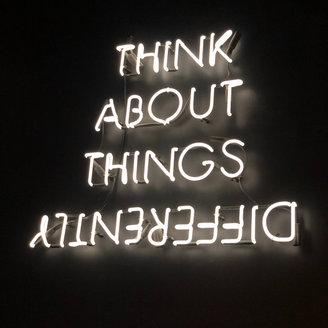 think about things differently cover art