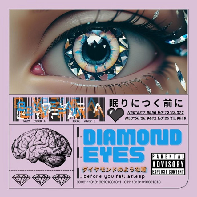 Diamond Eyes (city lights) cover art