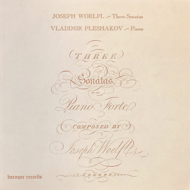 Three Sonatas for the Piano Forte cover art