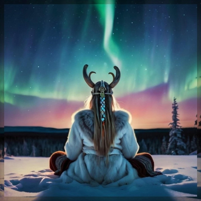 1 Hour Shamanic Meditation Music | Norse Shaman | Deep Drumming & Throat Singing (Tribal Ambient) cover art