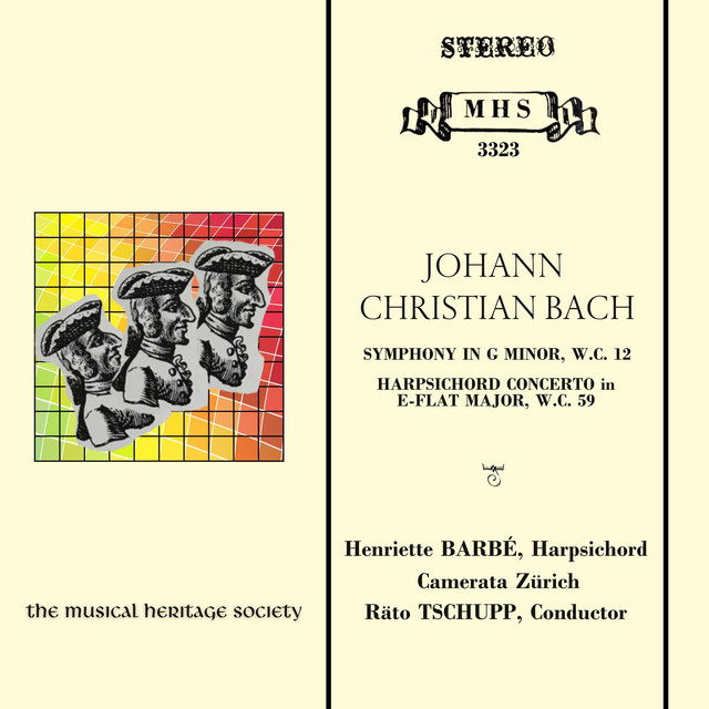 J.C. Bach: Symphony in G Minor, W.C 12 & Keyboard Concerto in E