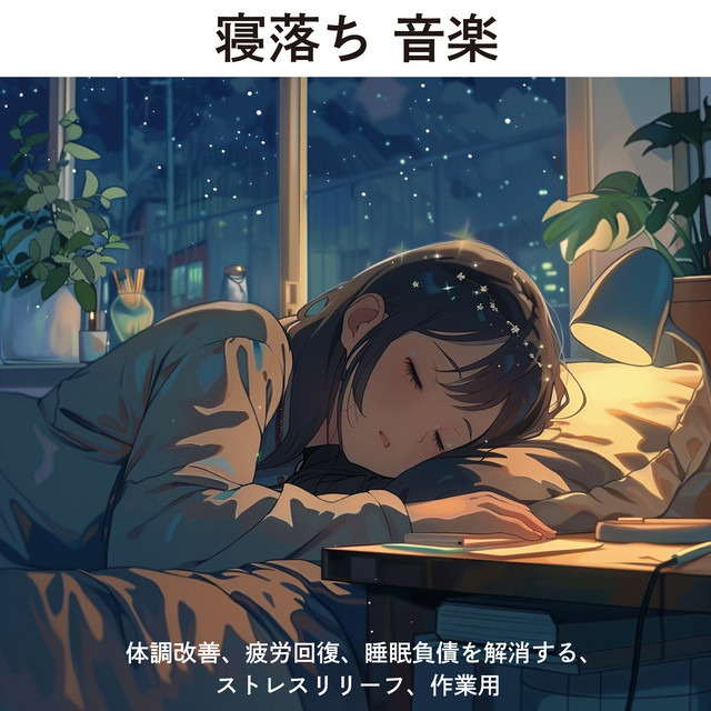 Falling asleep Music: improves physical condition, relieves fatigue, eliminates sleep debt, stress relief, work use. cover art