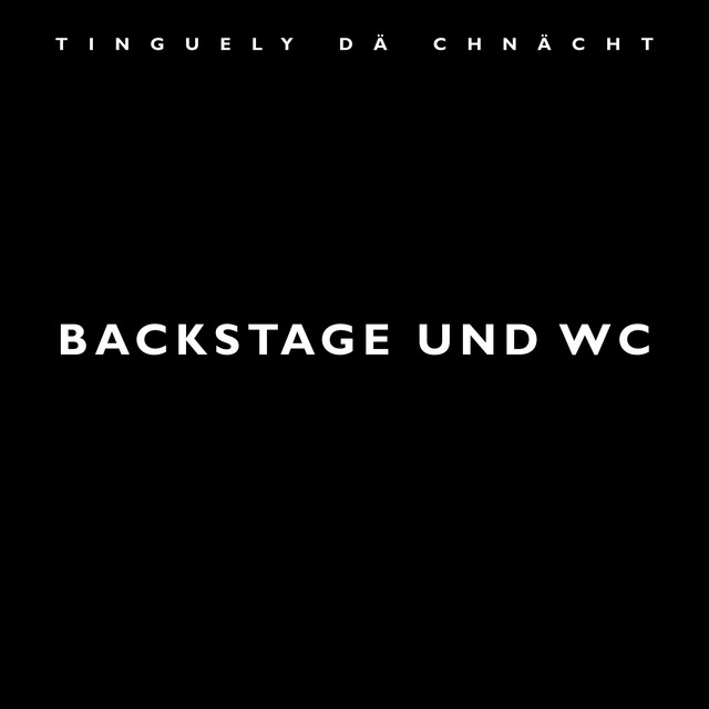 Backstage und WC