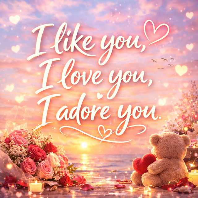 I like you, I love you, I adore you - song and lyrics by DreamRong