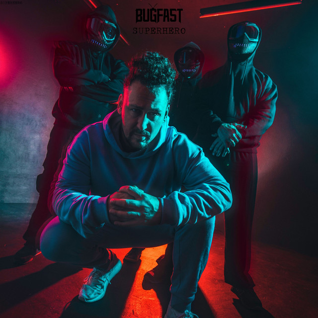 Superhero cover art