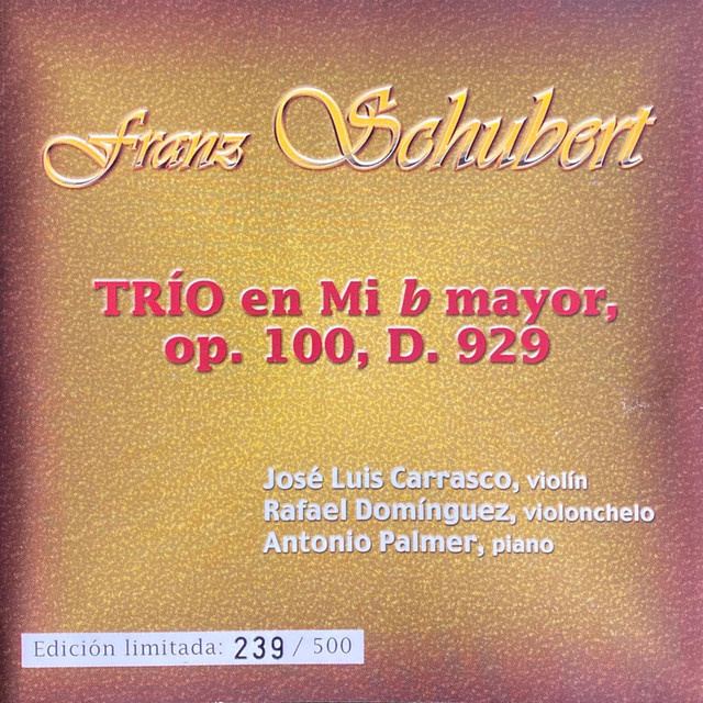 Schubert Trío cover art